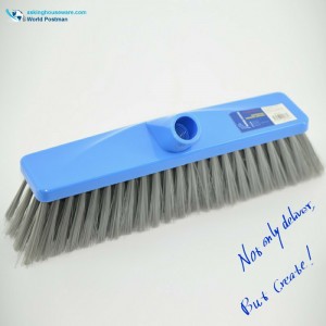 Akbrand plastic bezemkop met schuin bredere borstelborstel
